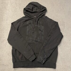 Taylor Swift The Eras Tour Hoodie Sweatshirt Size Small Black Gray FLAWS